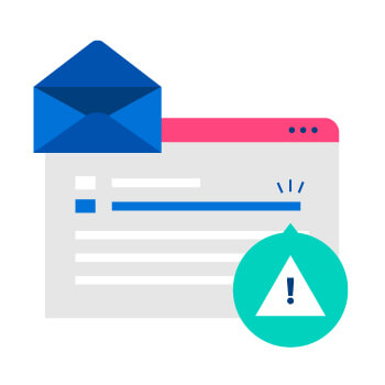 Email warning alert