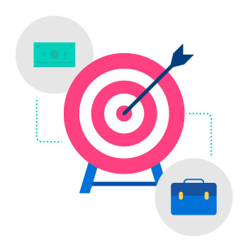 Target with bullseye